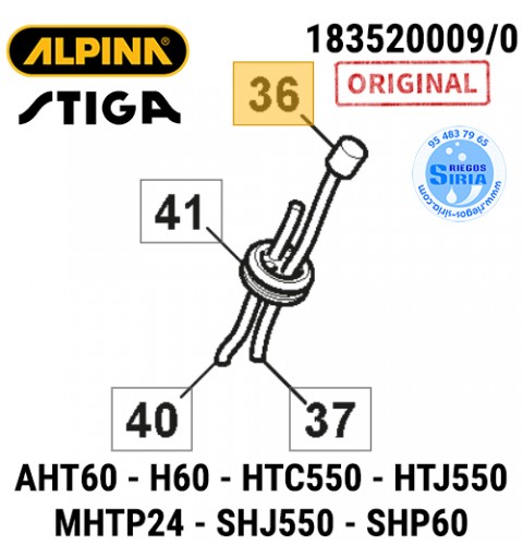 Filtro Gasolina Original AHT60 H60 HTC550 HTJ550 MTHP24 SHJ550 SHP60 160289