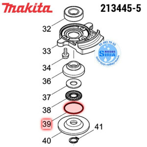 Junta Tórica 26 Original Makita 213445-5 213407-3