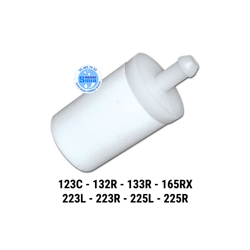 Filtro Gasolina compatible 123C 132R 133R 165RX 223L 223R 225L 225R 030160