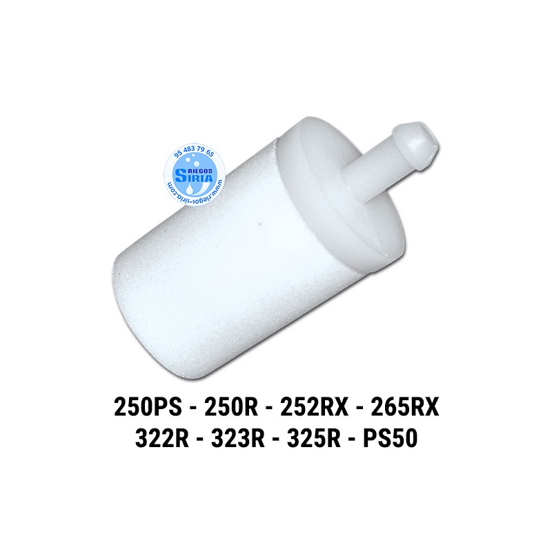 Filtro Gasolina compatible 250R 252RX 265RX 322R 323R 325R 030160
