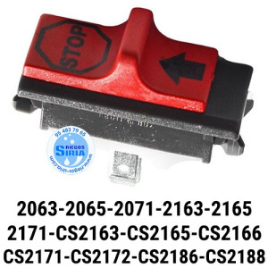 Interruptor compatible 2063 2065 2071 2163 2165 2171 CS2163 CS2165 CS2166 CS2171 CS2172 CS2186 CS2188 030302