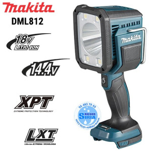 Linterna 14.4V 18V LXT 71000 Lx DML812 DML812