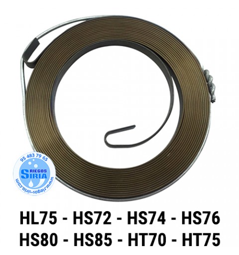 Muelle Arranque compatible HL75 HS72 HS74 HS75 HS76 HS80 HS85 HT70 HT75 021505