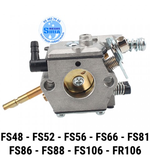 Carburador compatible FS48 FS52 FS56 FS62 FS66 FS81 FS86 FS88 FS106 FR106 020985