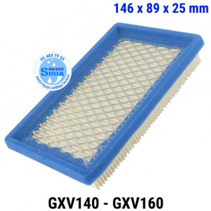 Filtro Aire compatible GXV140 GXV160 146x89x25mm 000083