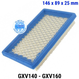 Filtro Aire compatible GXV140 GXV160 146x89x25mm 000083