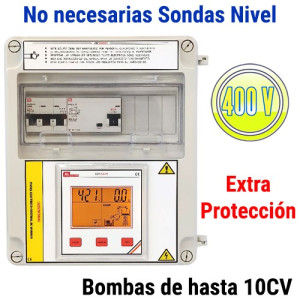 Cuadro Eléctrico Digital Bombas Hasta 10CV 400V con Diferencial CD1DG312B