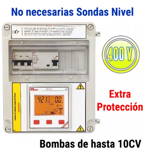 Cuadro Eléctrico Digital Bombas Hasta 10CV 400V con Diferencial CD1DG312B