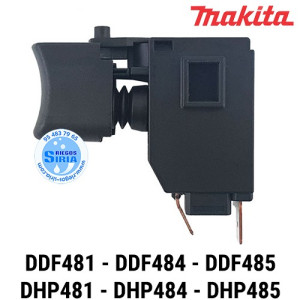 Interruptor Original DDA460 DDF480 DDF481 DDF484 DDF485 DHP480 DHP481 DHP485 DJR188 650006-4