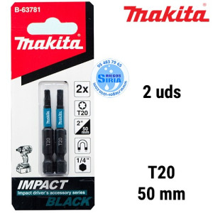 Punta Atornillar Impact Black T20 50mm B-63781