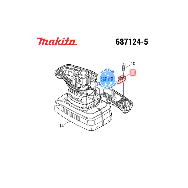 Presilla Original Makita 687124-5 687124-5