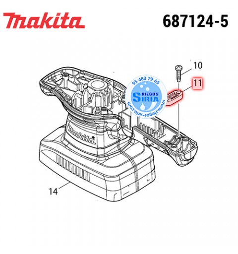 Presilla Original Makita 687124-5 687124-5
