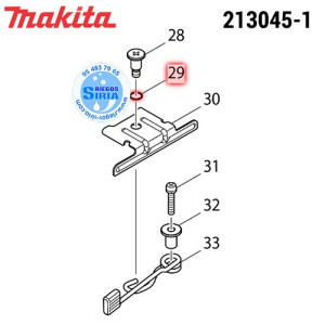 Junta Tórica 6 AN911H Original Makita 213045-1 213045-1