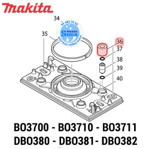 Casquillo Espuma Original Makita BO3711 424056-3