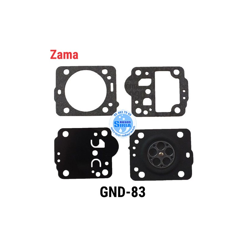Kit Membranas Carburador compatible Zama GND83 020593