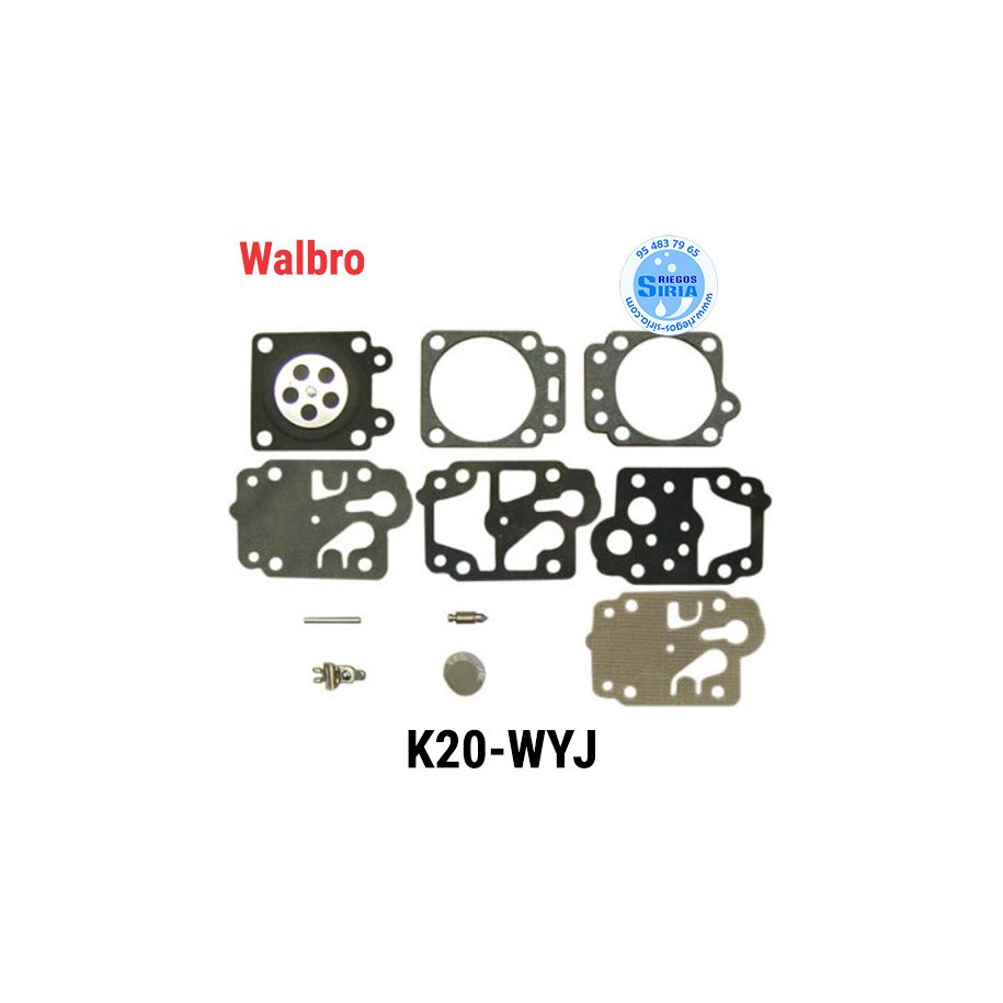 Kit Reparación Carburador Compatible Walbro K20 WYJ 021094