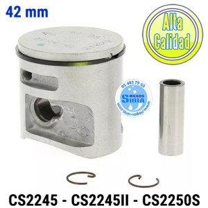 Pistón Completo compatible CS2245 CS2245II CS2245SII CS2250S 42mm 030191