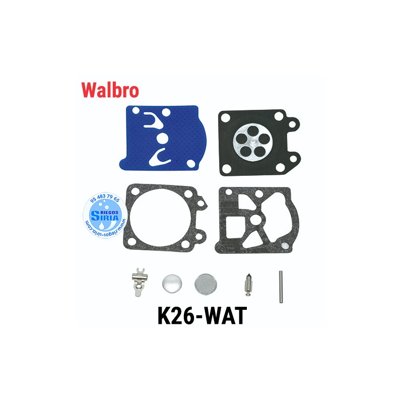 Kit Reparación Carburador Compatible Walbro K26 WAT 020804