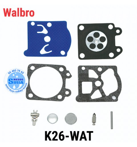 Kit Reparación Carburador Compatible Walbro K26 WAT 020804