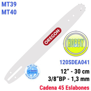 Espada Oregon 120SDEA041 3/8"BP 1,3mm 30cm Active MT39 MT40 120596