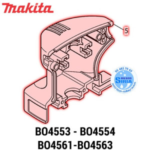 Conjunto Carcasa Original Makita BO4553 BO4561 182777-0