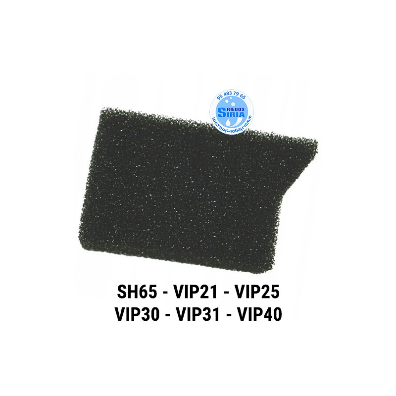 Filtro Aire compatible SH65 VIP21 VIP21H VIP25 VIP25D VIP30 VIP30D VIP31H VIP31HD VIP40 VIP40D 160046