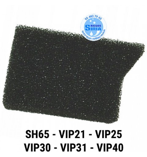 Filtro Aire compatible SH65 VIP21 VIP21H VIP25 VIP25D VIP30 VIP30D VIP31H VIP31HD VIP40 VIP40D 160046