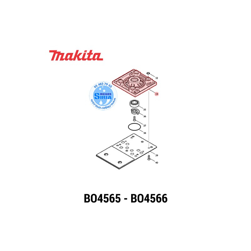 Base Original Makita BO4565 450068-0