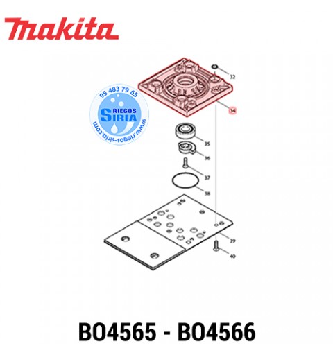 Base Original Makita BO4565 450068-0