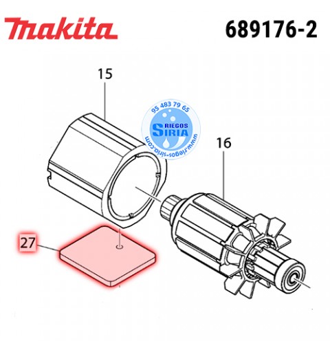 Disipador Calor Original Makita 689176-2 689176-2