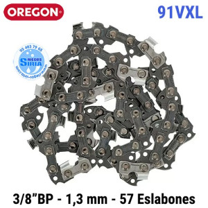 Cadena Oregon 91VXL 3/8"BP 1,3mm 57 Eslabones 120385