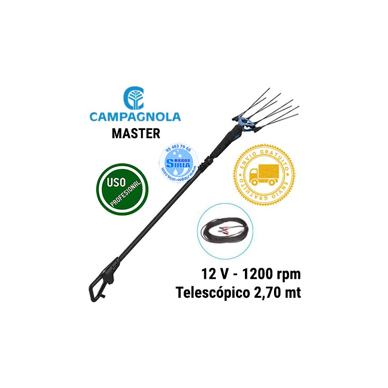 VAREADOR Campagnola MASTER 12V Telescópico 220cm