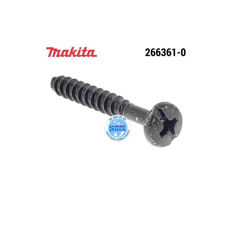 Tornillo M4x30 para 9554NB Original Makita 266361-0 266361-0