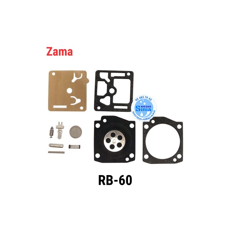 Kit Reparación Carburador compatible Zama RB60 020825