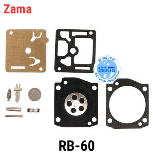 Kit Reparación Carburador compatible Zama RB60 020825