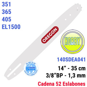 Espada Oregon 140SDEA041 3/8"BP 1,3mm 35cm Partner 330 351 365 405 EL1500 120597