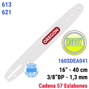 Espada Oregon 160SDEA041 3/8"BP 1,3mm 40cm Solo 613 621 120598