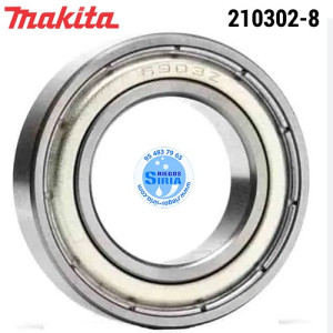 Rodamiento 6803ZZ GA5040 Original Makita 210302-8 210302-8
