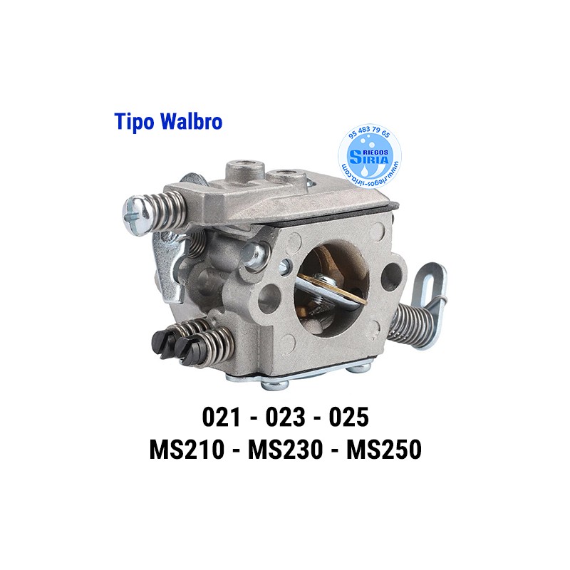 Carburador tipo Walbro compatible 021 023 025 MS210 MS230 MS250 020066