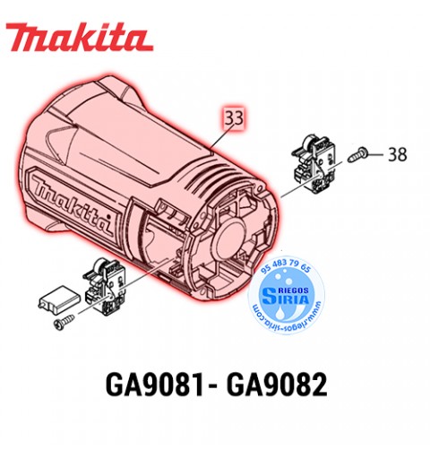 Carcasa de Motor Original GA9081 GA9082 413599-0