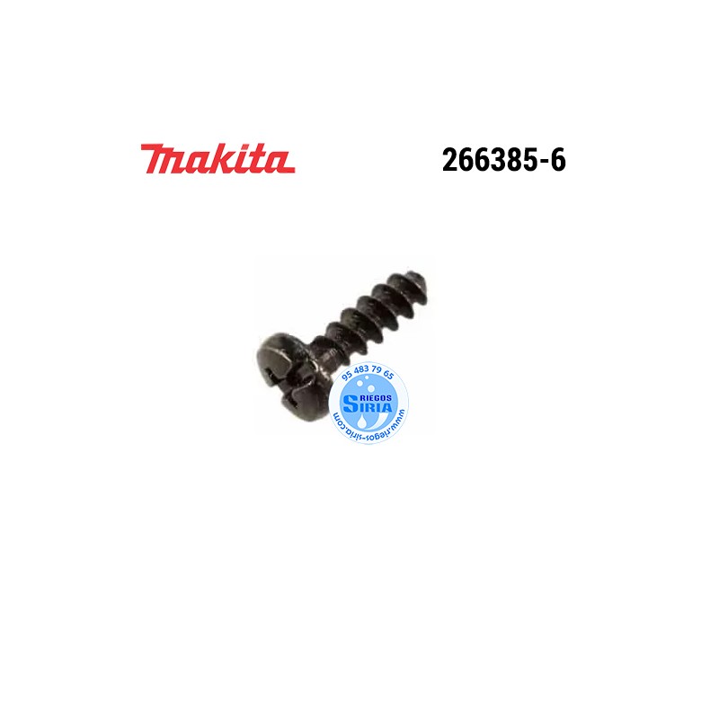Tornillo M4x14 Original Makita 266385-6 266385-6