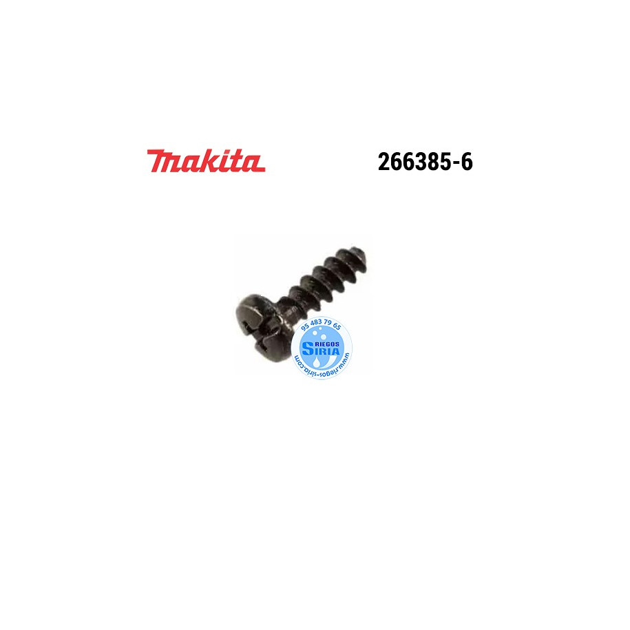 Tornillo M4x14 Original Makita 266385-6 266385-6