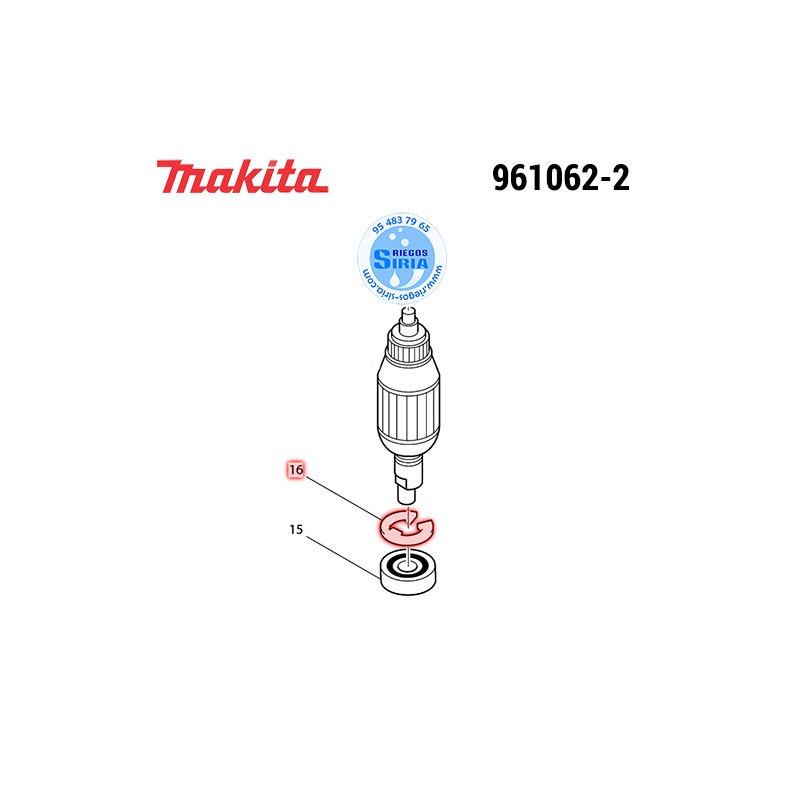 Grupilla E-12 Original Makita 961062-2 961062-2