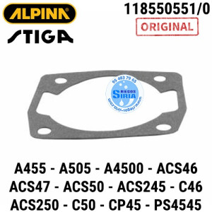 Junta Cilindro Original A455 A505 A4500 ACS46 ACS47 ACS50 ACS245 ACS250 C46 C50 CP45 PS4545 160300