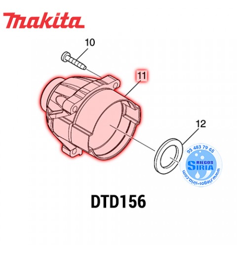 Caja de Martillo Completa Original DTD156 140N57-4