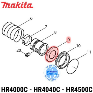 Arandela Plana 32 Original HR4000C HR4040C HR4500C 344488-7