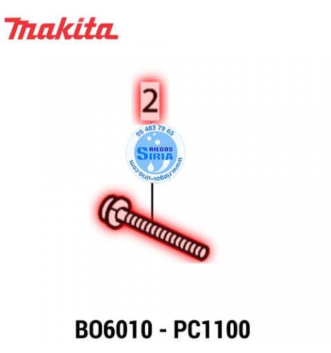 Tornillo M4x22* Original BO6010 PC1100 911141-6