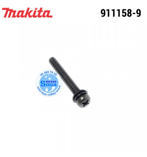 Tornillo M4x30* Original Makita 911158-9 911158-9