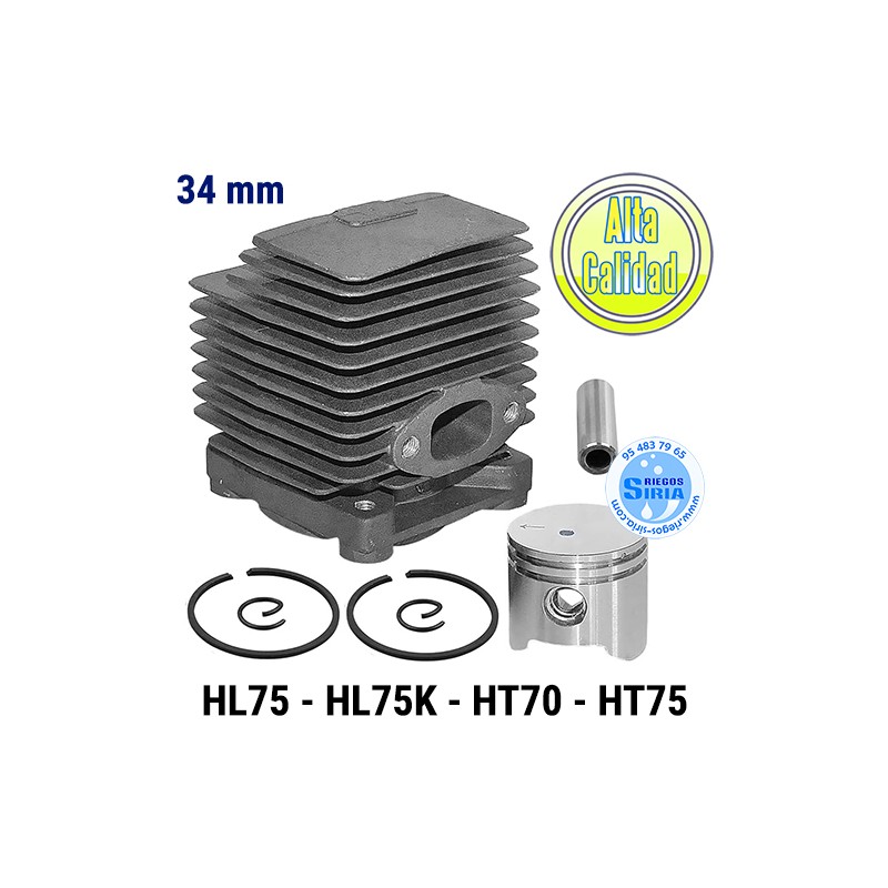 Cilindro Completo compatible HL75 HL75K HT70 HT75 34mm 020360