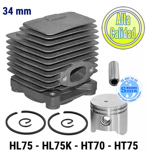 Cilindro Completo compatible HL75 HL75K HT70 HT75 34mm 020360